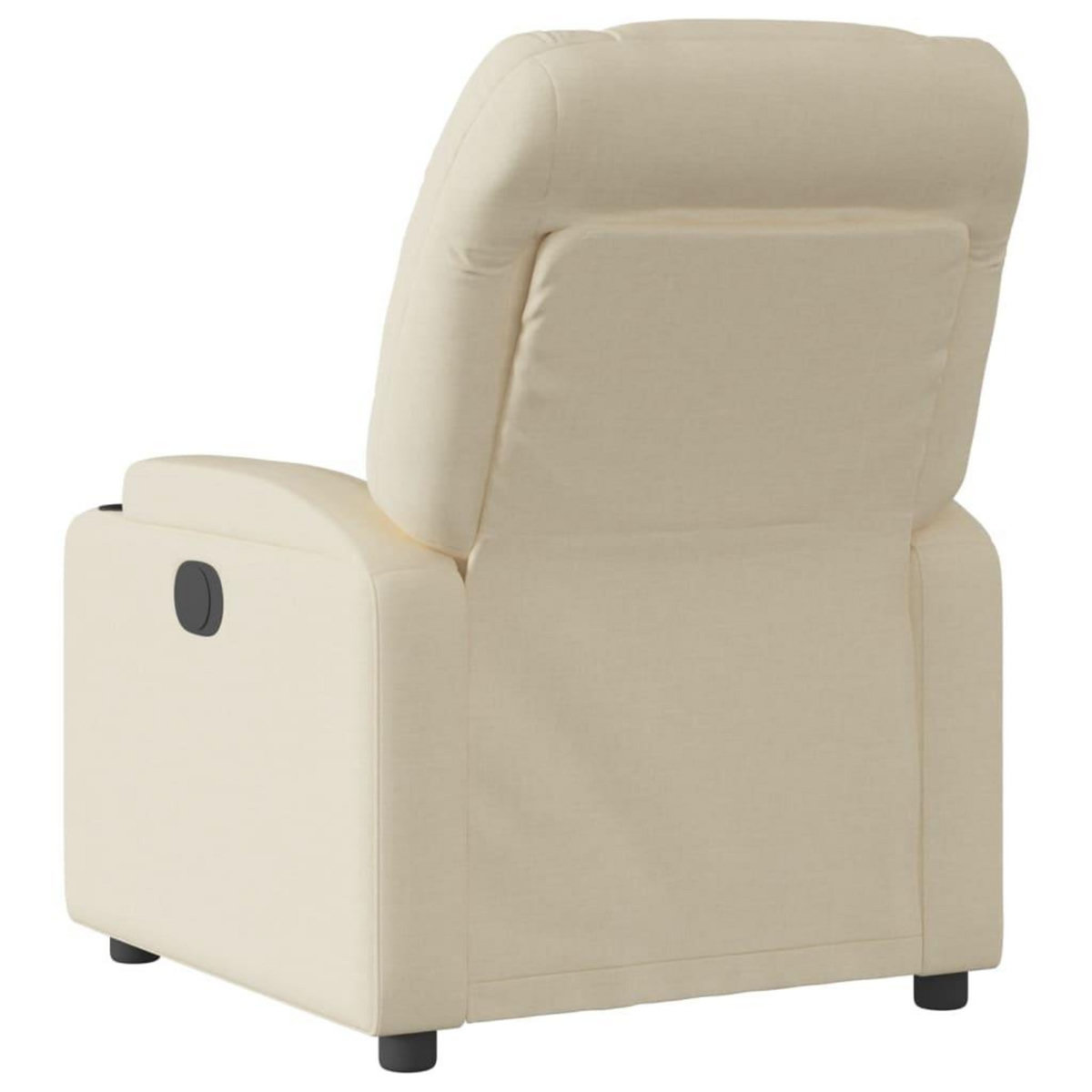 VIDAXL Fauteuil inclinable Creme Tissu