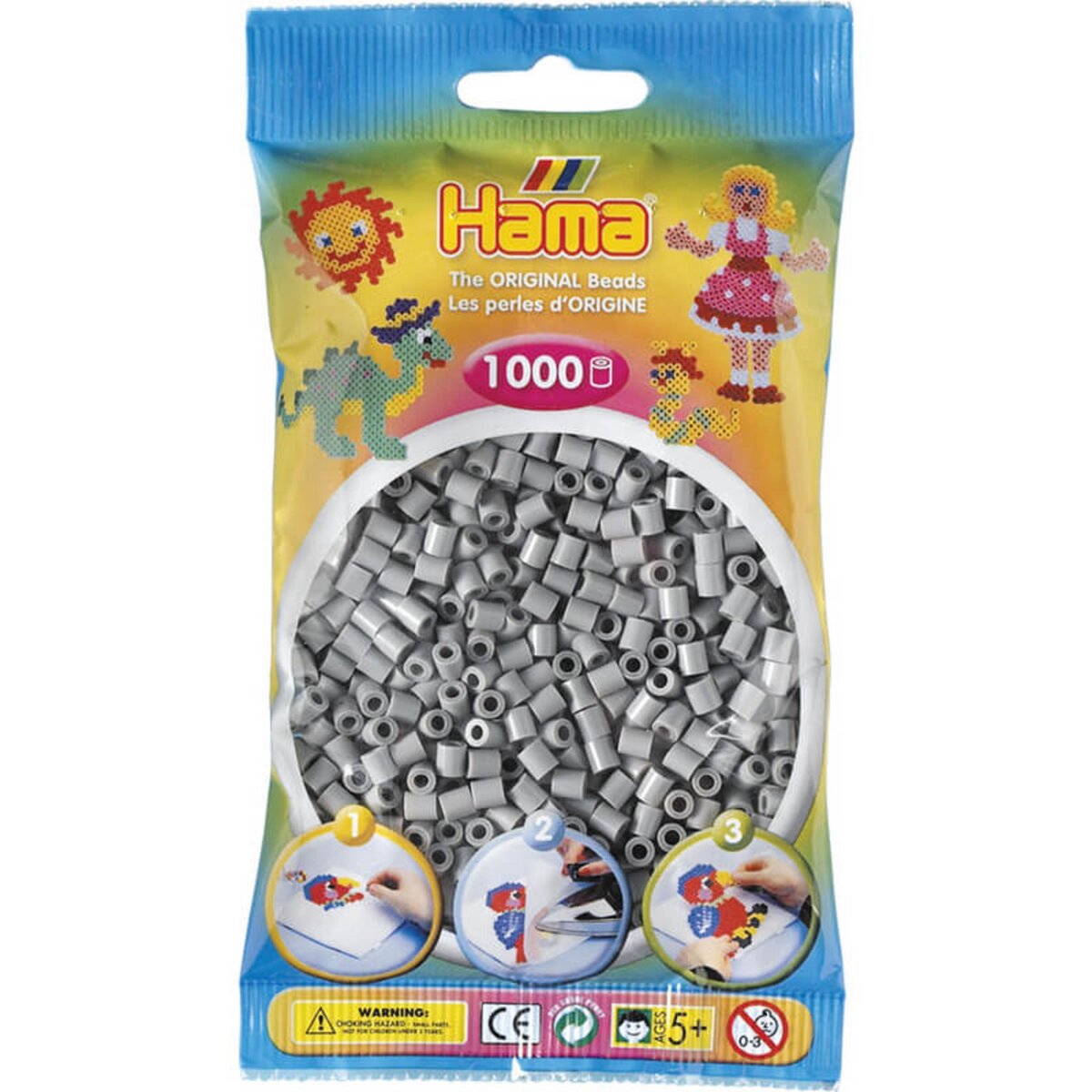 Hama Hama 1000 Perles Gris Jbm