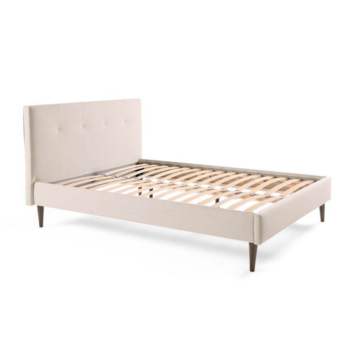 BEST MOBILIER Monet - lit - 140x190 - sommier inclus - en tissu