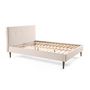 Voir la diapositive 4 : BEST MOBILIER Monet - lit - 140x190 - sommier inclus - en tissu