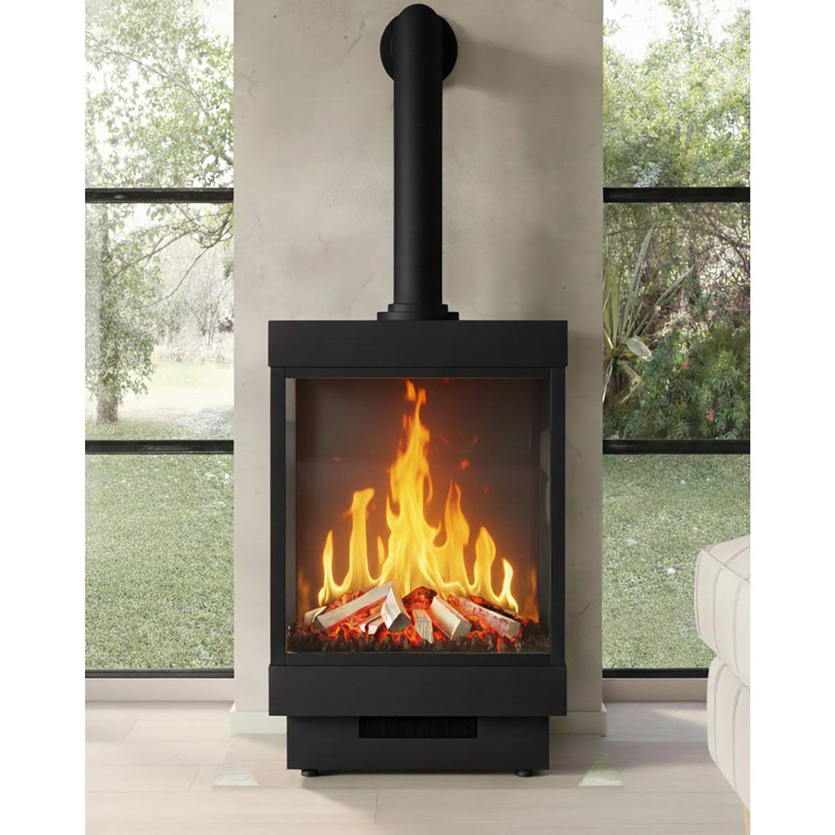 Chemin'arte Cheminée électrique 2000w - majestic 3d