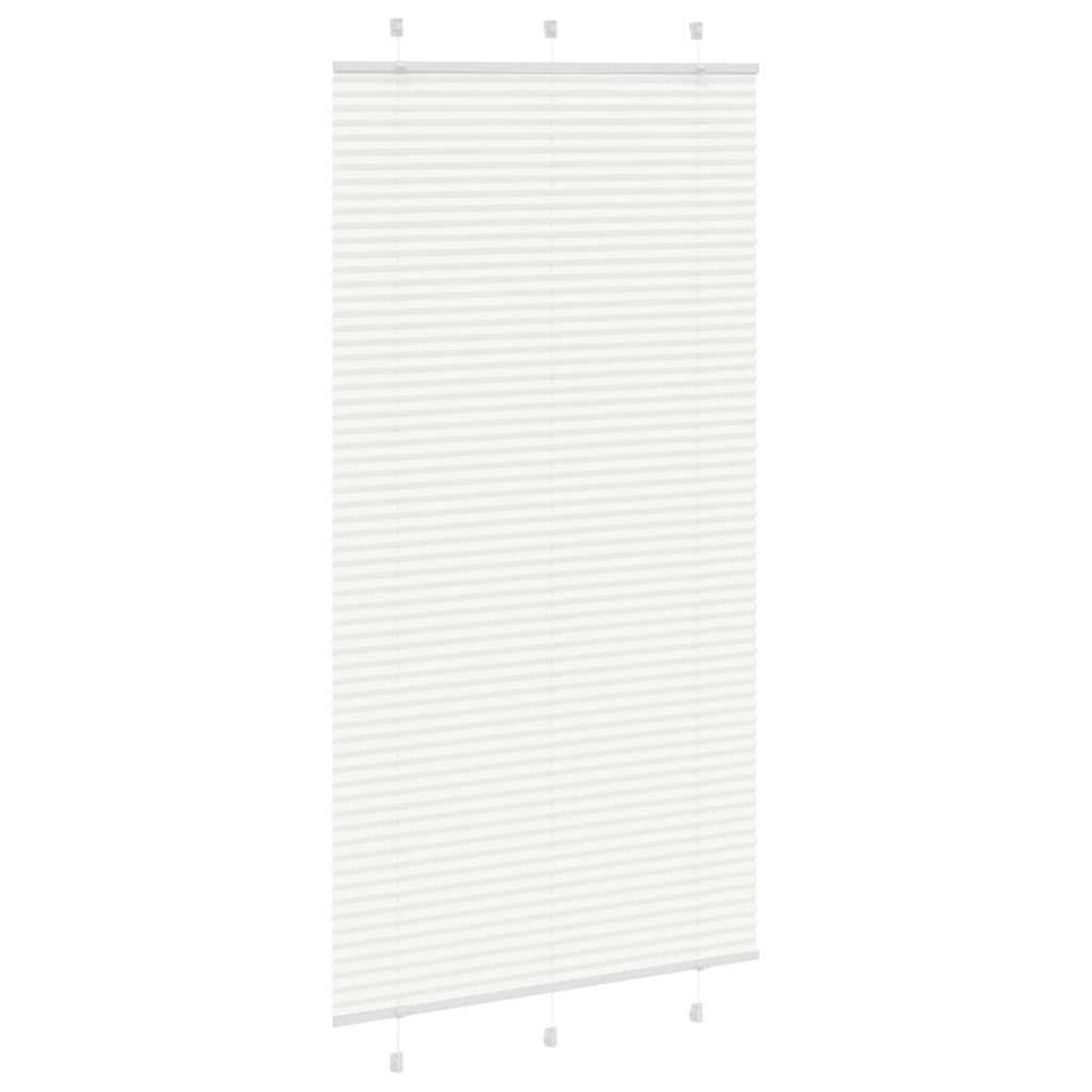 VIDAXL Store plisse blanc 105x200cm largeur du tissu 104,4cm polyester