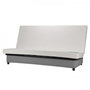 Voir la diapositive 4 : BULTEX COMFORT BULTEX Banquette clic-clac 3 places - Tissu gris - Made in France - L 192 x P 95 cm - BEIJA
