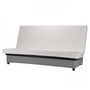 Voir la diapositive 4 : BULTEX COMFORT BULTEX Banquette clic-clac 3 places - Tissu gris - Made in France - L 192 x P 95 cm - BEIJA