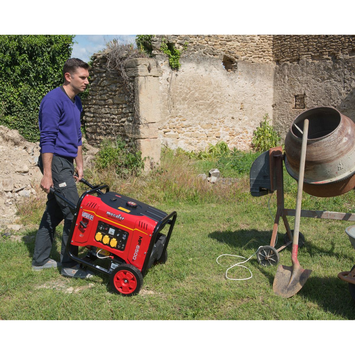 MECAFER Groupe électrogène MF6500E - 5000W