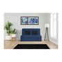 Voir la diapositive 2 : DUNLOPILLO DUNLOPILLO Banquette BZ 2 places - Bleu - ReVEUR
