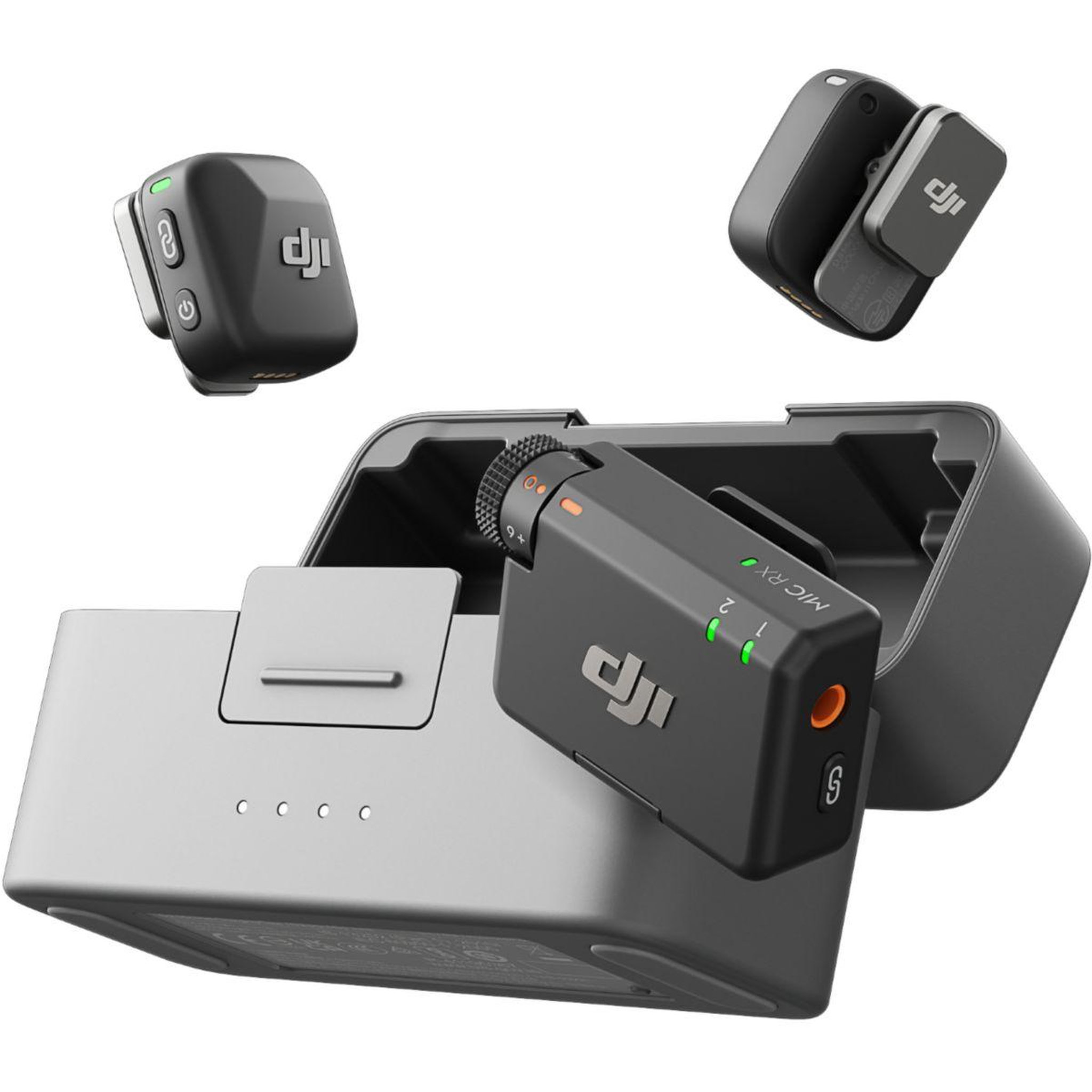 DJI Micro cravate sans fil Mic Mini (2 TX + 1 RX + Charging Case)