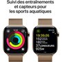 Voir la diapositive 4 : APPLE Montre connectée Serie 10 46mm Titane Or S/M Cellular