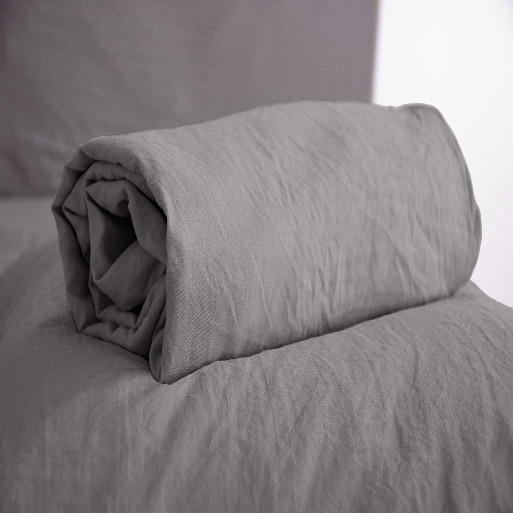 Voir la diapositive 3 : COTE DECO Drap housse - 100% microfibre lavée