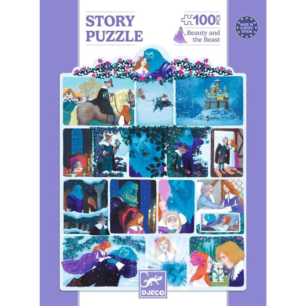 Djeco Puzzle 100 pièces Djeco La Belle et la Bête