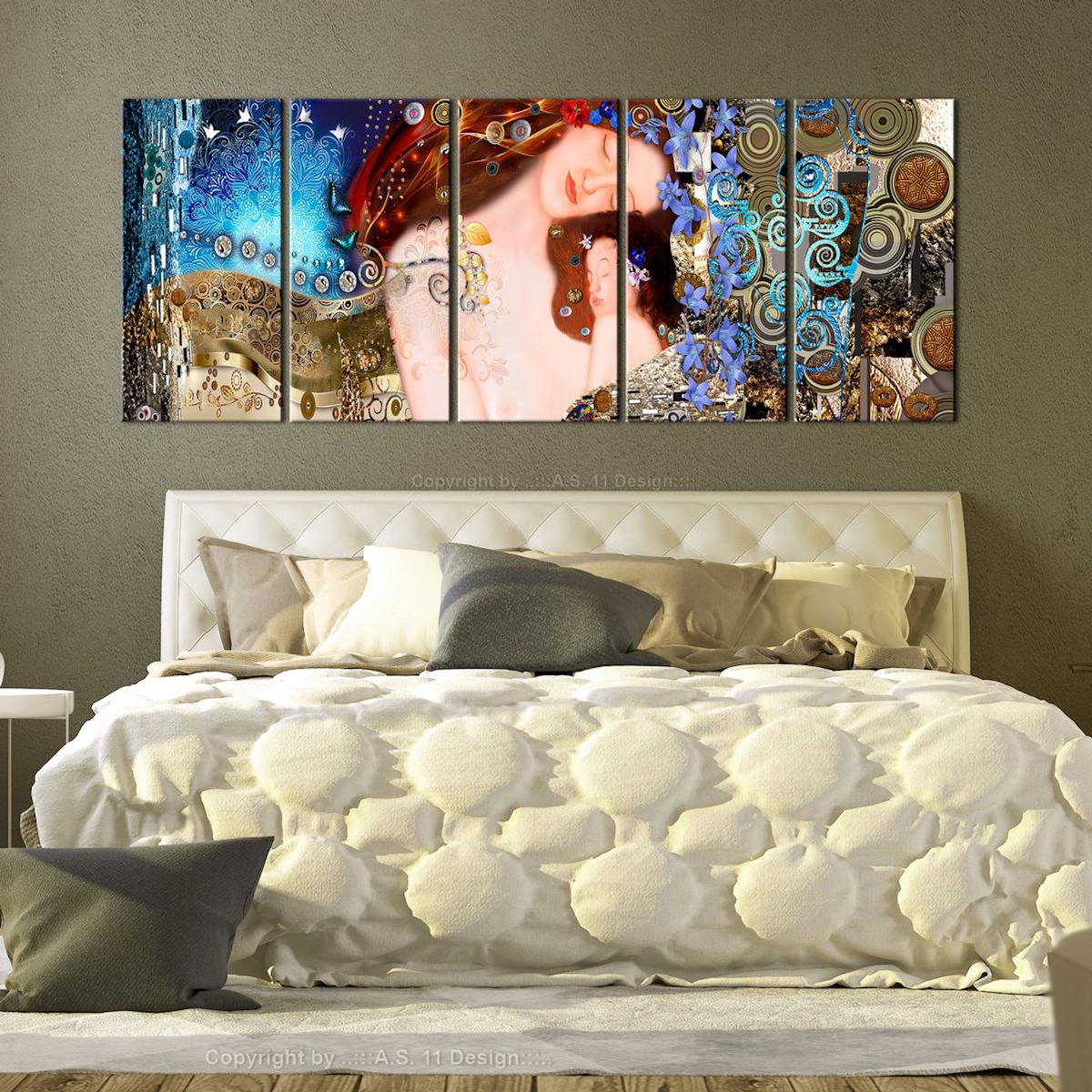 Paris Prix Tableau Imprimé 5 Panneaux  Mother's Hug Narrow