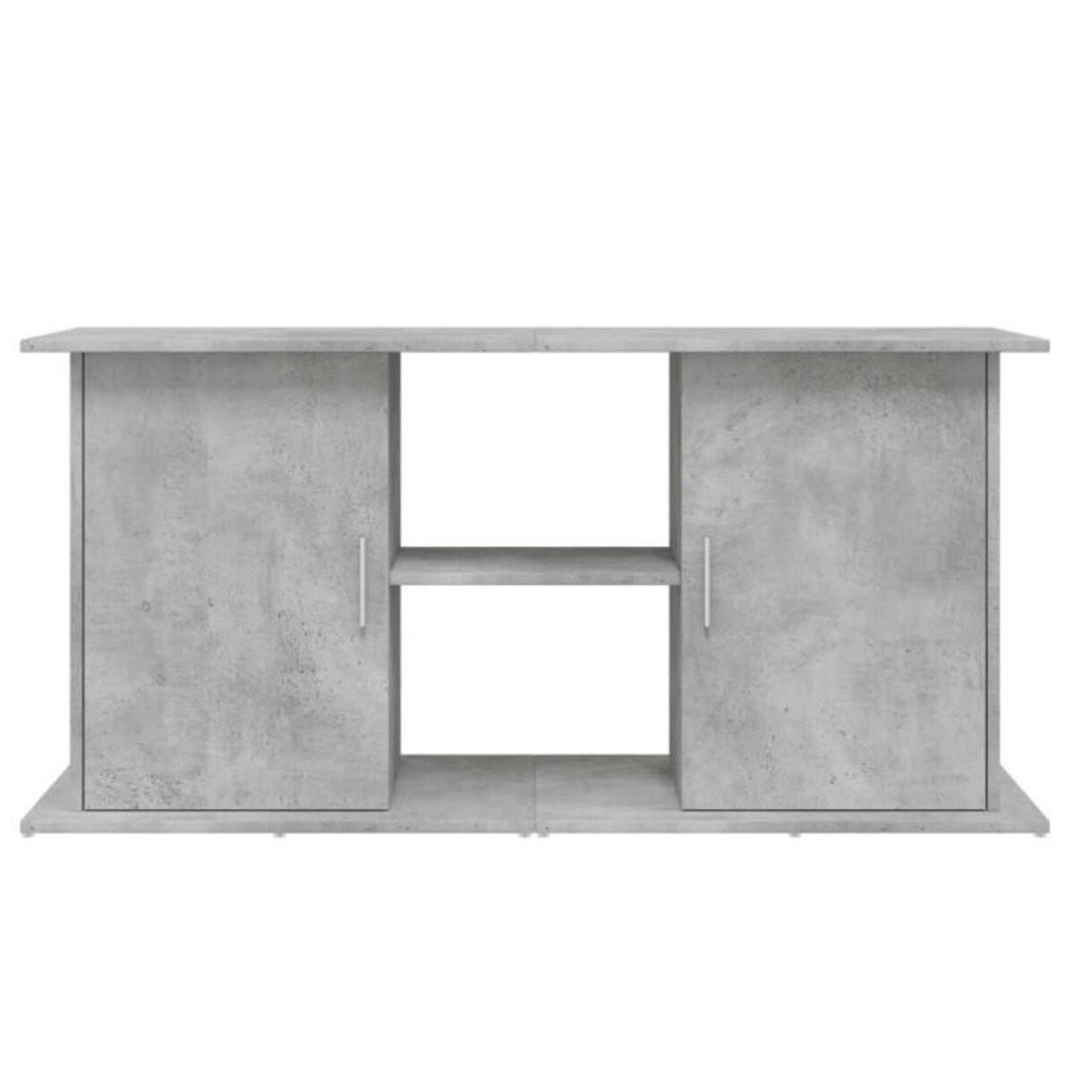 VIDAXL Support pour aquarium gris béton 121x41x58 cm bois d ingénierie