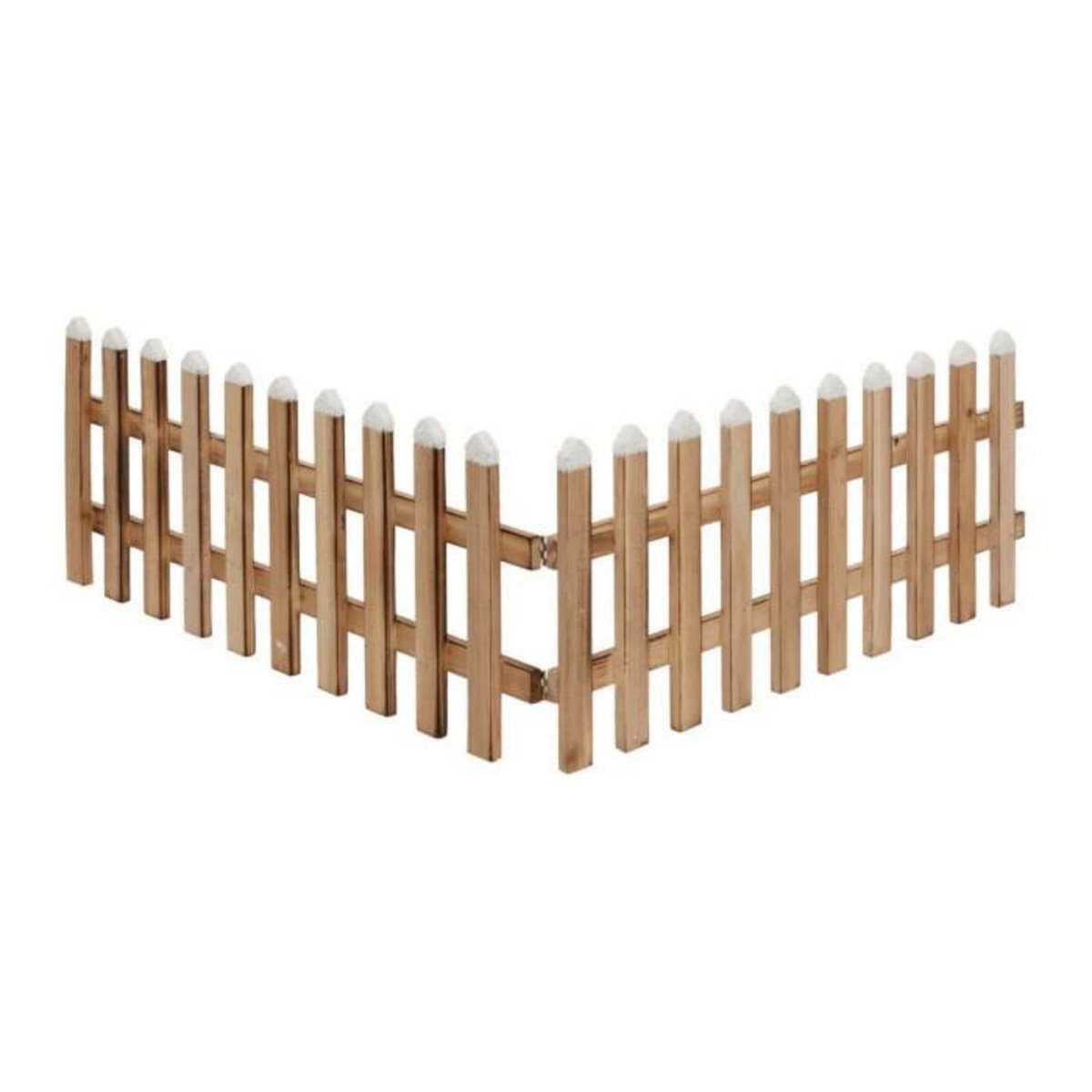 ATMOSPHERA Clôture Pour Crèche de Noël  Bois  90cm Marron