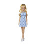 Voir la diapositive 5 : BARBIE Barbie - Poupée Barbie Fashionistas Robe Dos Nu Bleu Layette avec noeud - Barbie - HYT93