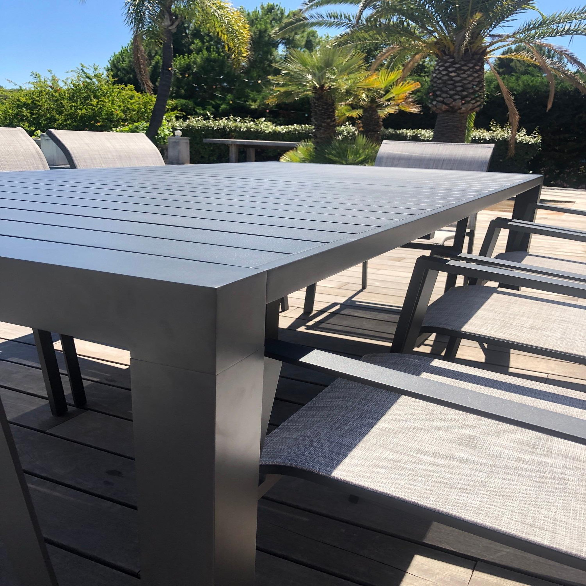 Voir la diapositive 4 : Givex Table de jardin XXL extensible - PRISMA