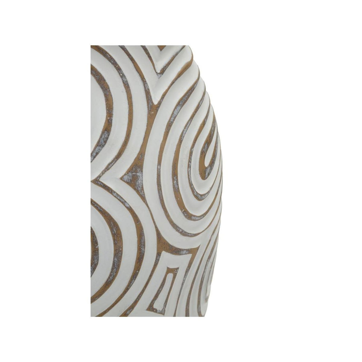 Paris Prix Vase Design en Résine  Oblix  35cm Blanc