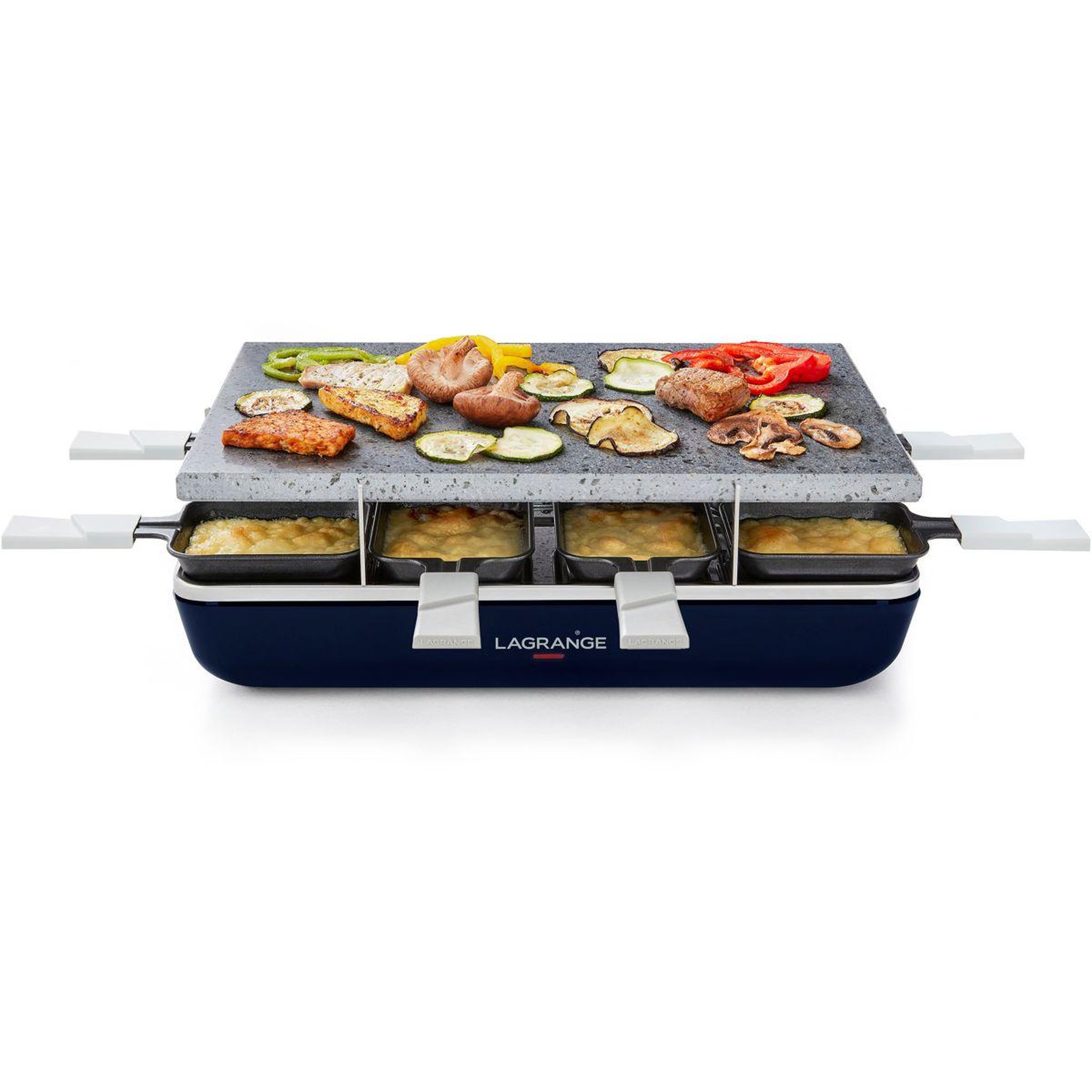 Voir la diapositive 2 : LAGRANGE Raclette element bleu abysse pierre de cuisson