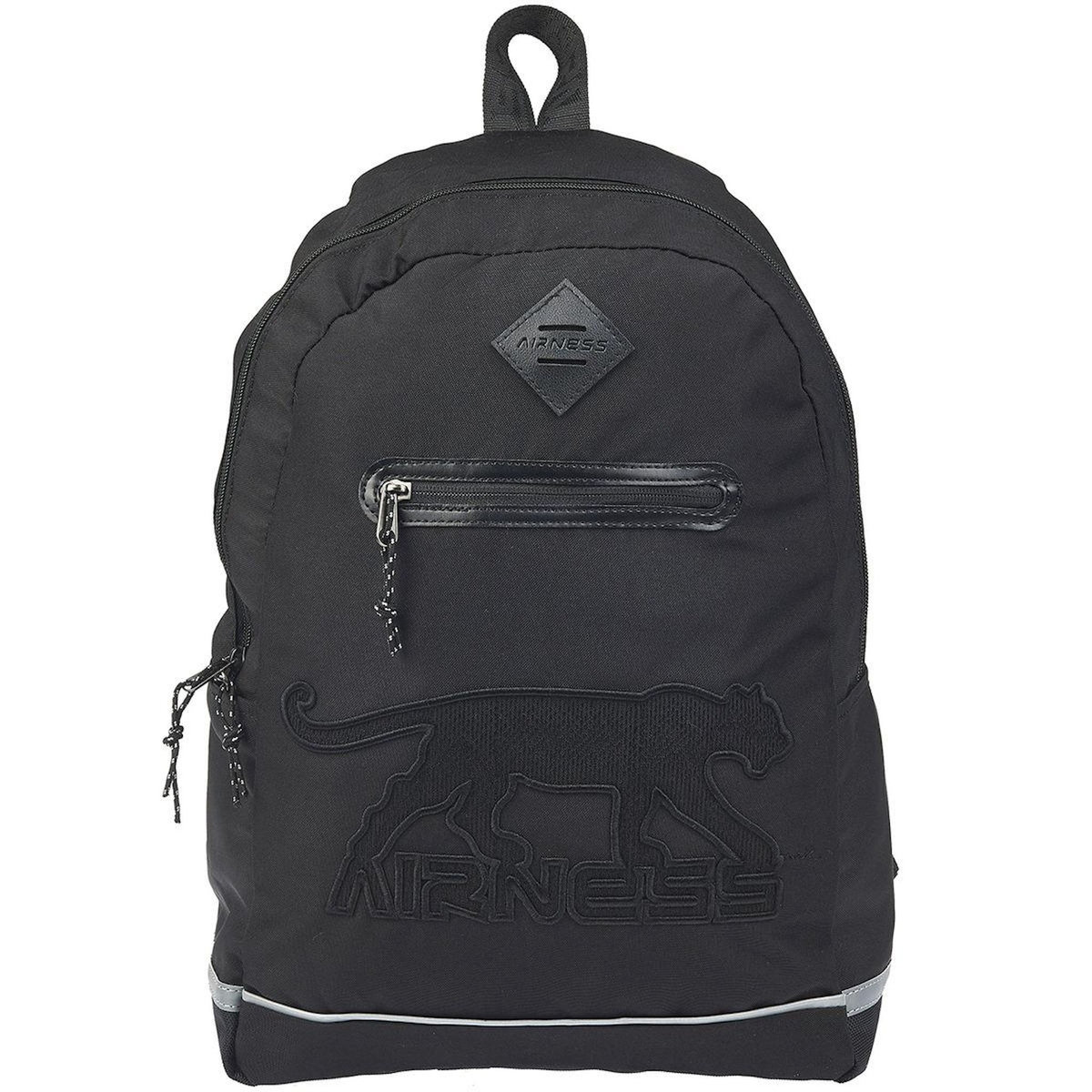 AIRNESS Sac à dos souple 1 compartiment noir 