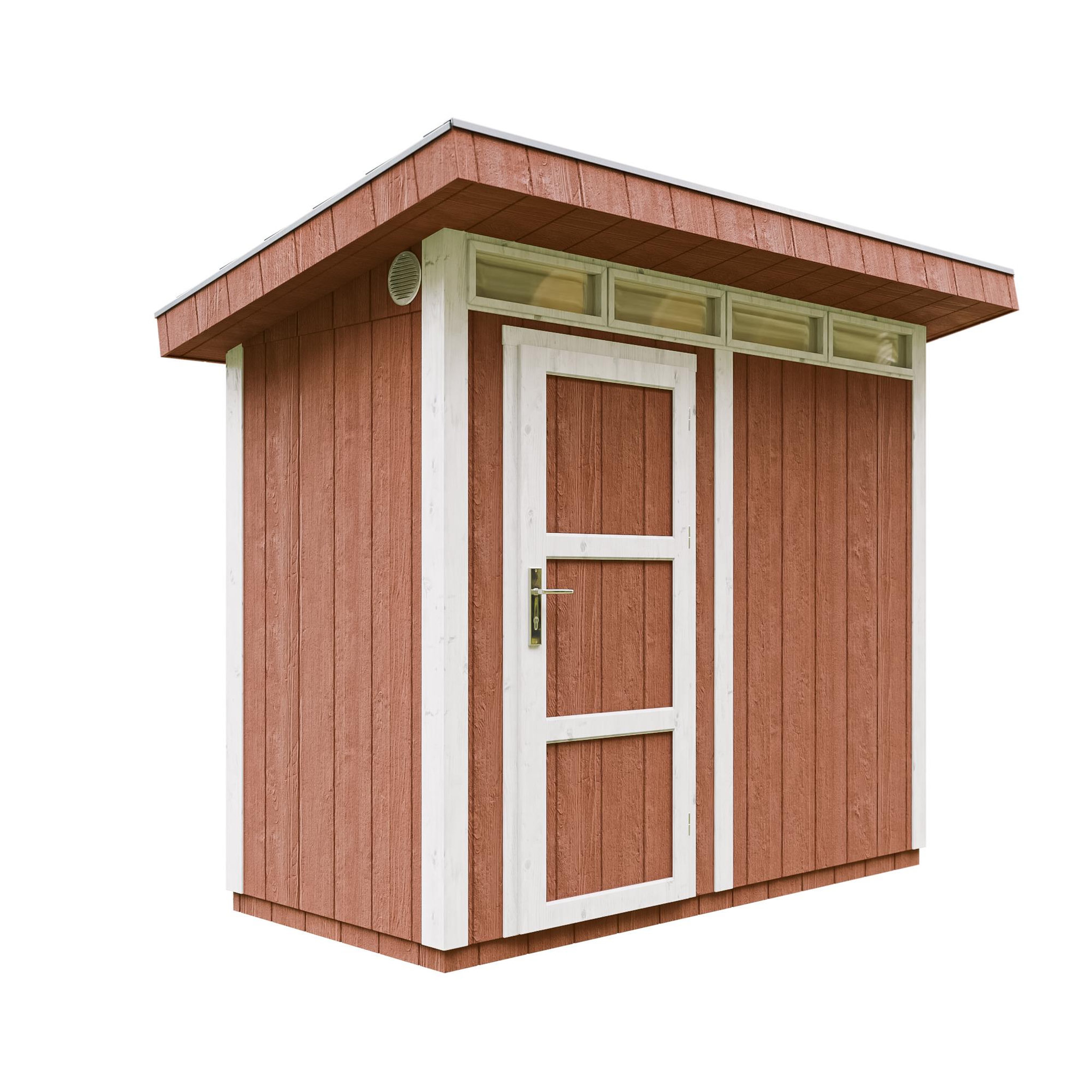 Voir la diapositive 1 : TIMBELA Abri de Jardin Qualité Premium 3m²/L161xL293xH239 cm avec sol, bardeaux bitumineux M901