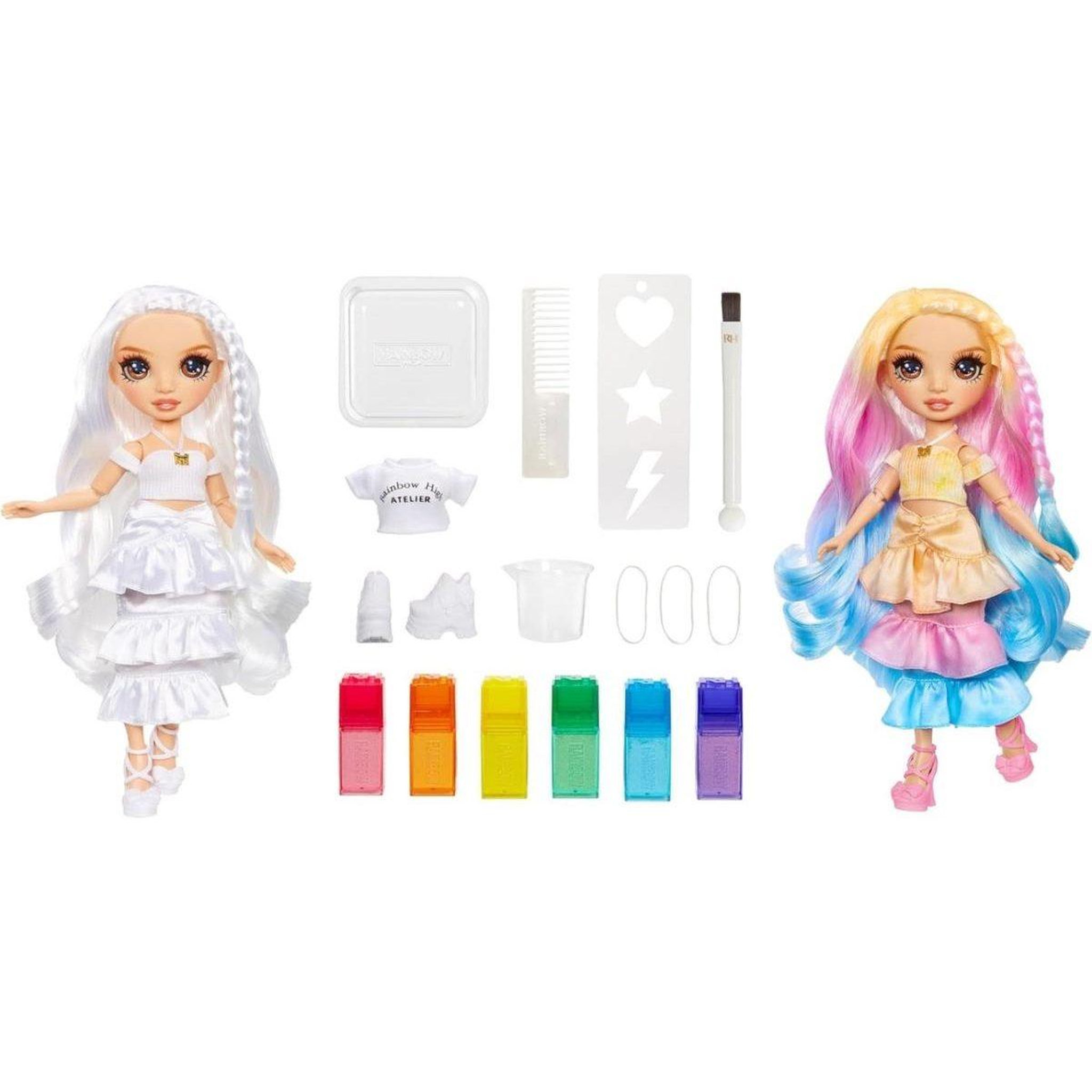 Voir la diapositive 3 : MGA ENTERTAINMENT Poupée MGA 507598 Rainbow High Watercolor And Create - yeux bruns
