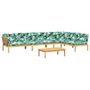 Voir la diapositive 2 : VIDAXL Salon palette de jardin avec coussins 5pcs bois d'acacia massif