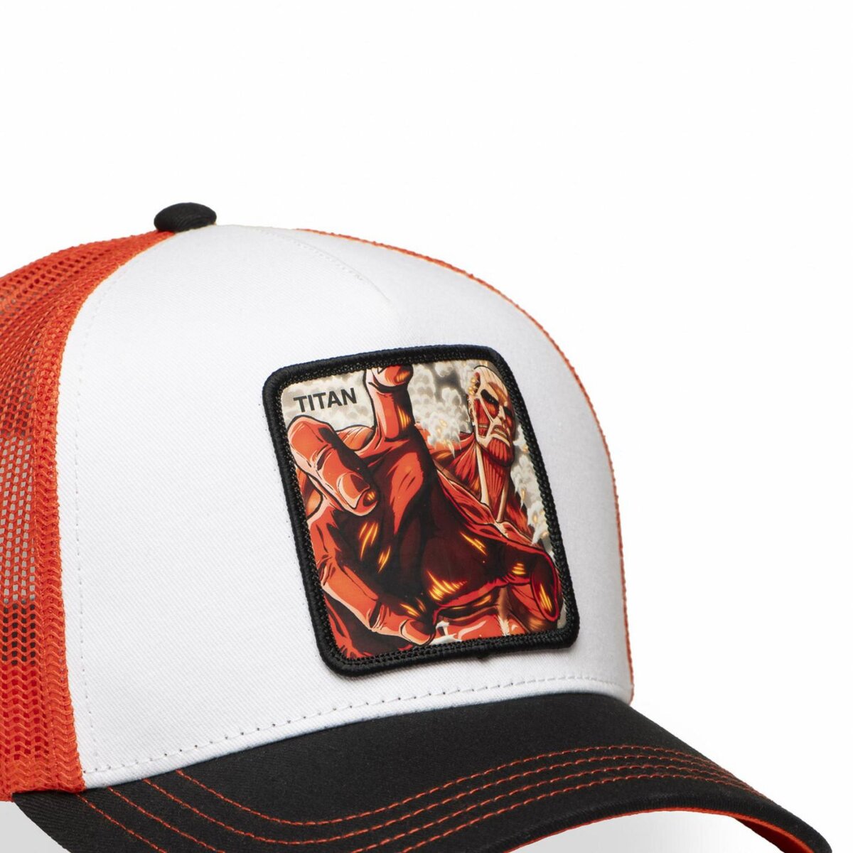 CAPSLAB Casquette trucker avec filet Attack des Titans