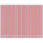Voir la diapositive 3 : VIDAXL Tissu de remplacement pour auvent rayures rouges et blanches