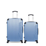 AMERICAN TRAVEL AMERICAN TRAVEL - Lot de 2 - Valises grand format et weekend BUDAPEST. Coloris disponibles : Gris