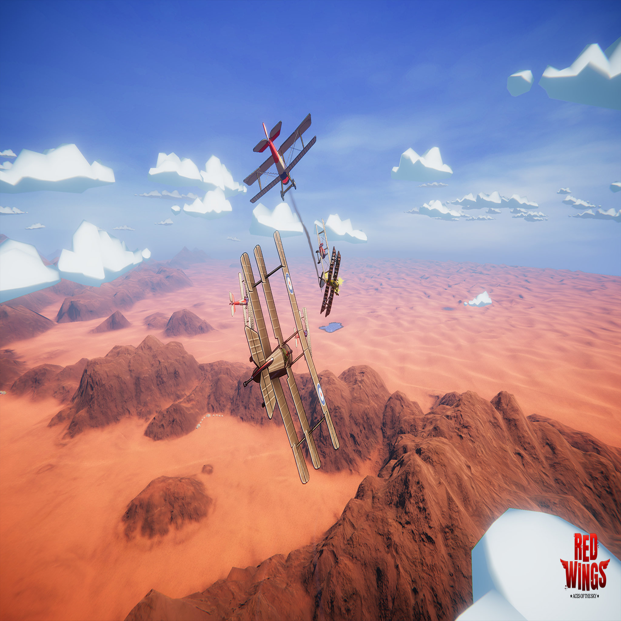 Voir la diapositive 8 : Red wings ! Aces of the sky Baron Edition PS4