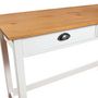 Voir la diapositive 5 : VIDAXL Table console Hill avec 2 tiroirs 110x45x74 cm Pin solide