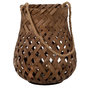 Voir la diapositive 1 : Paris Prix Lanterne Ronde en Bambou  Tresse  41cm Marron
