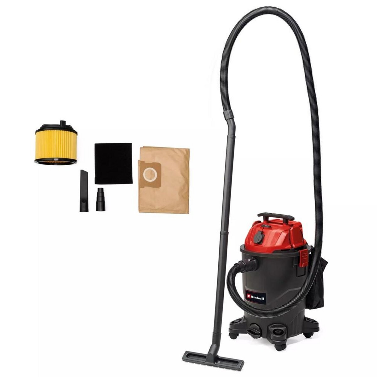 Einhell Aspirateur eau/poussière TC-VC 1930 A - 1500W - cuve plastique 30L - prise asservie - soufflerie