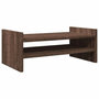 Voir la diapositive 2 : VIDAXL Support de moniteur chêne marron 50x27x20 cm bois d ingénierie