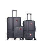 SWISS KOPPER SWISS KOPPER - LOT DE 4 - Valise Grand Format, Valise Week-end, Valise Cabine XXS et Vanity USTER. Coloris disponibles : Rose, Beige, Bleu, Vert, Noir