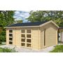 Voir la diapositive 1 : Abri de jardin bois CARROZ / 16.00m² / 28mm