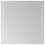 Voir la diapositive 2 : VIDAXL Miroir de salle de bain a LED 30x30 cm