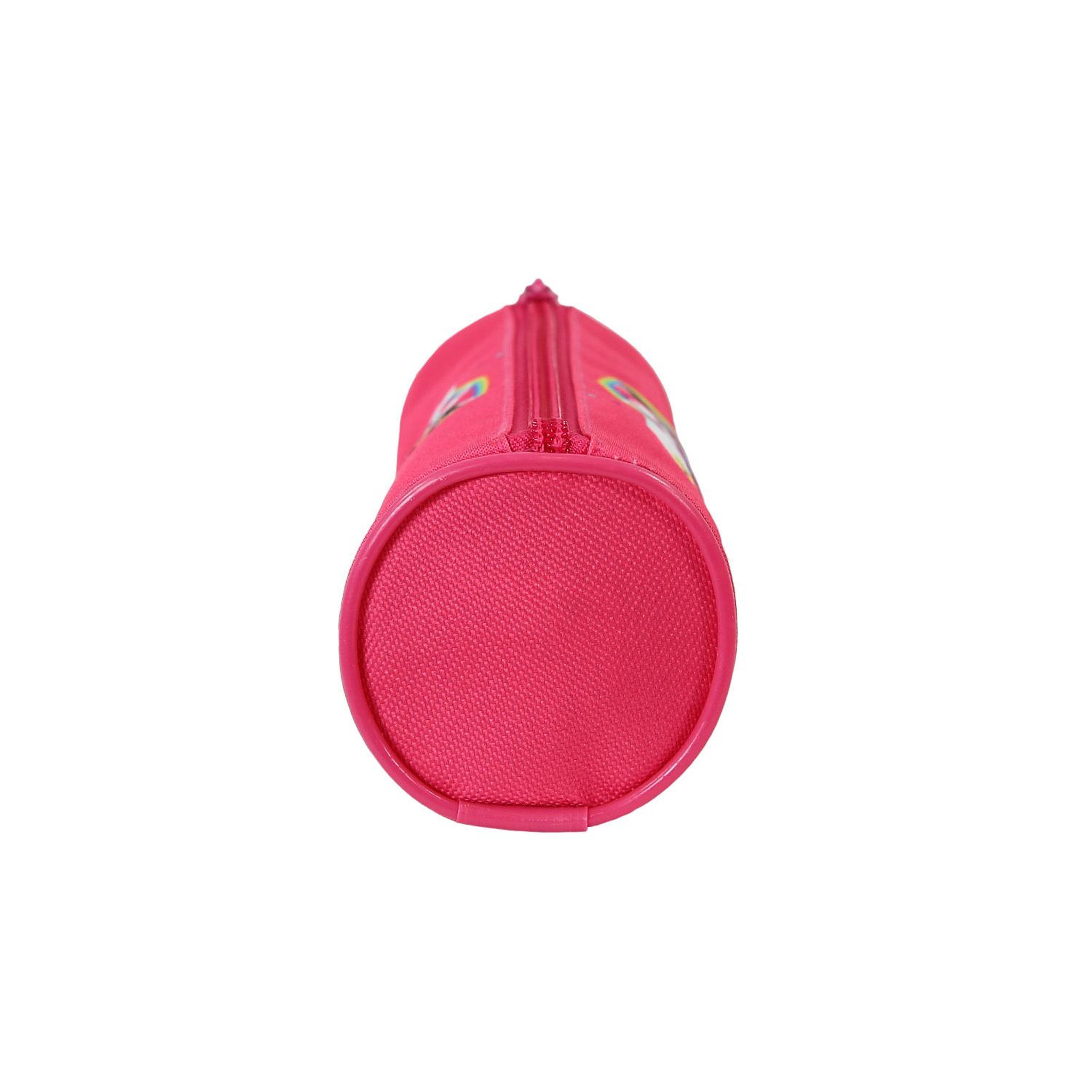 Voir la diapositive 3 : Bagtrotter Bagtrotter - Gabby et La Maison Magique -Trousse Scolaire Ronde - Rose - Fille - 1 Compartiment Zippé - 22x7x7cm - Matière Polyester - Accessoire et Papeterie Scolaire