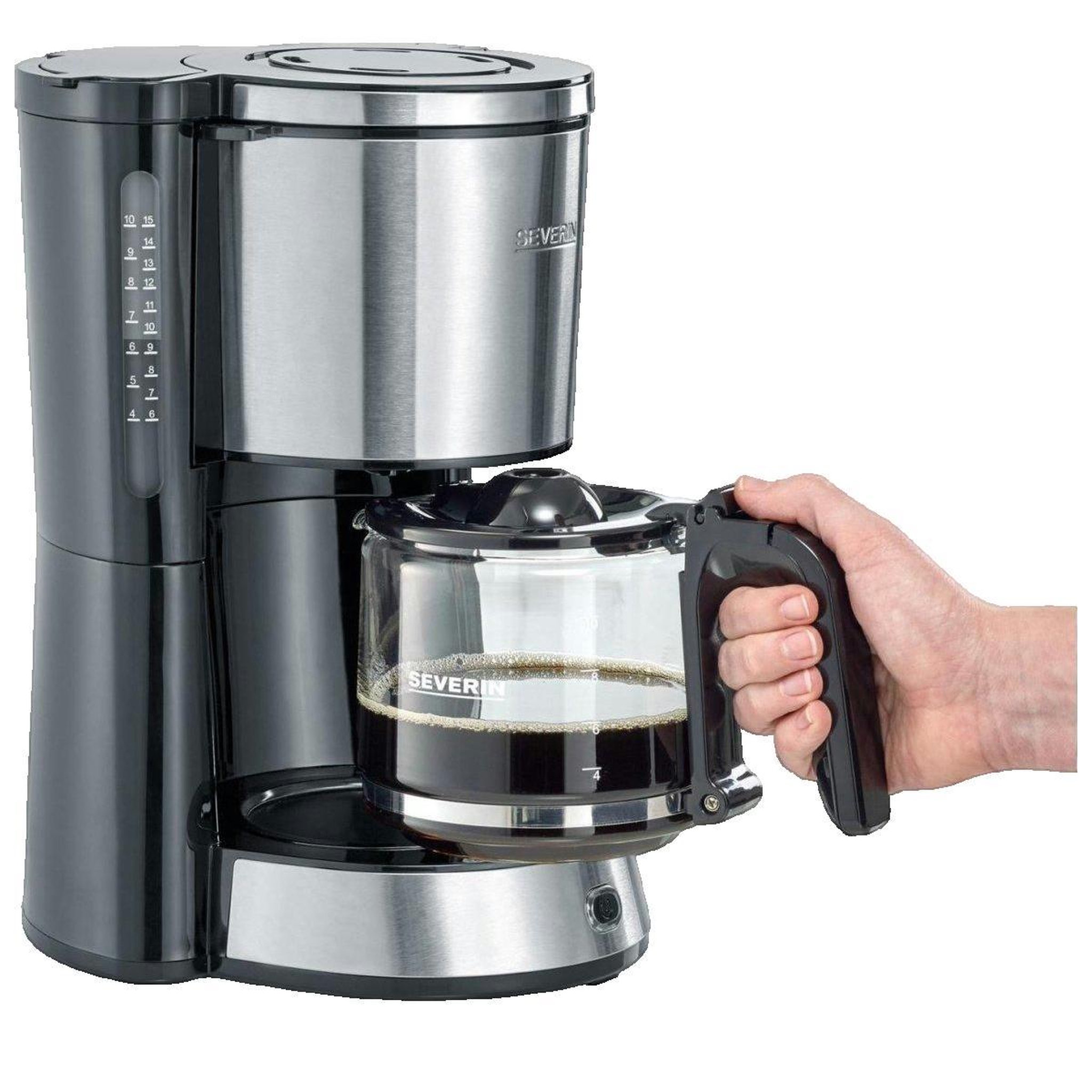 Voir la diapositive 2 : SEVERIN Cafetière Severin KA 4823 filtre 10 tasses
