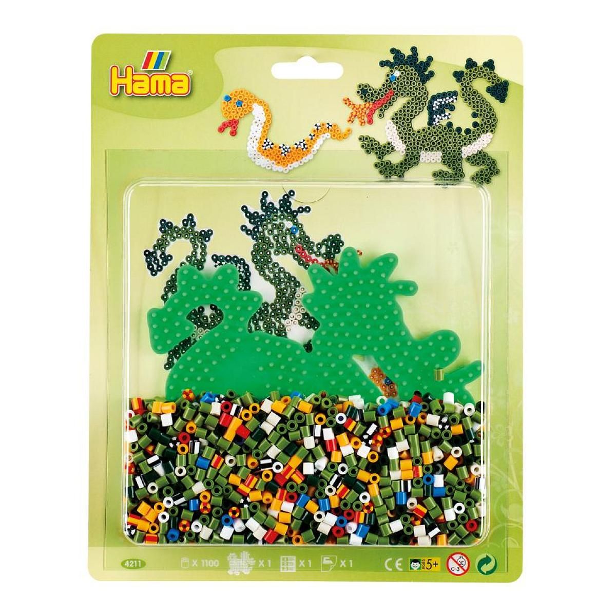 Hama Perles a repasser grand modele - Plaque Dragon