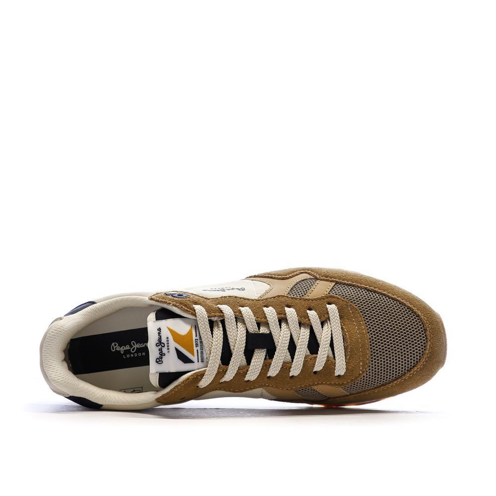 Voir la diapositive 4 : Pepe Jeans Baskets Noir/Camel Homme Pepe jeans Brit Prints