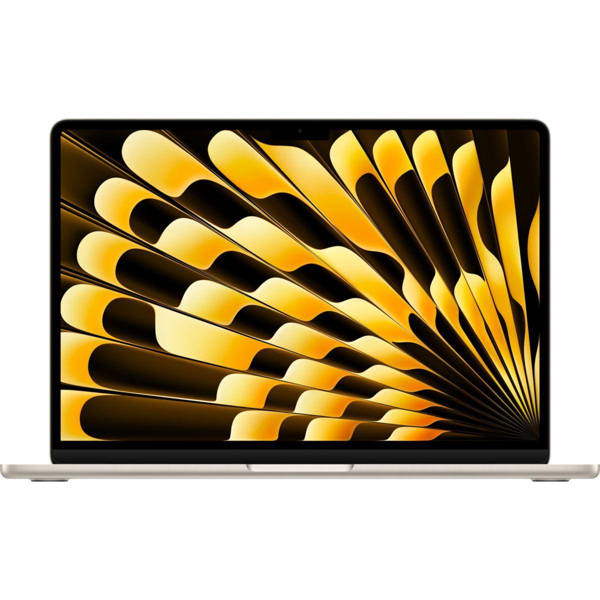 APPLE Ordinateur apple air 13  puce m5 cpu 10 / gpu 10 coeurs mémoire ram 16go stockage 1to ssd lumière stellaire