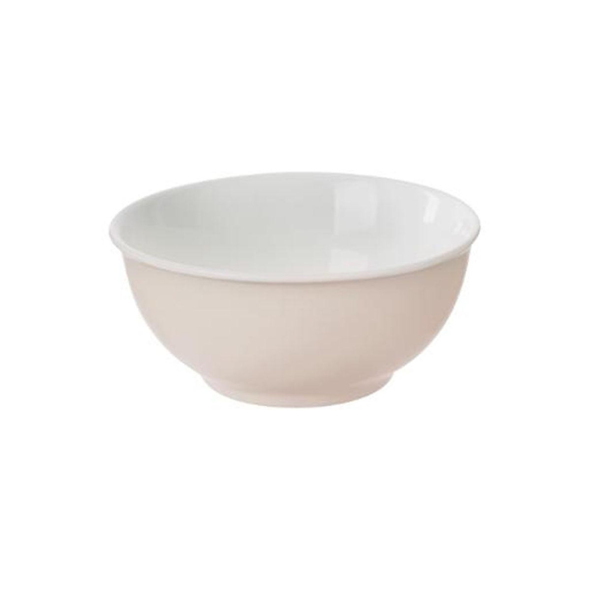 Voir la diapositive 2 : SECRET DE GOURMET Lot de 6 bols en porcelaine  nature  52cl rose
