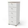 Voir la diapositive 2 : Chiffonnier 5 tiroirs L39 cm LIZZIE