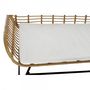 Voir la diapositive 2 : MARKET24 Canapé de jardin DKD Home Decor Marron Métal Polyester rotin synthétique (124 x 74 x 84 cm)
