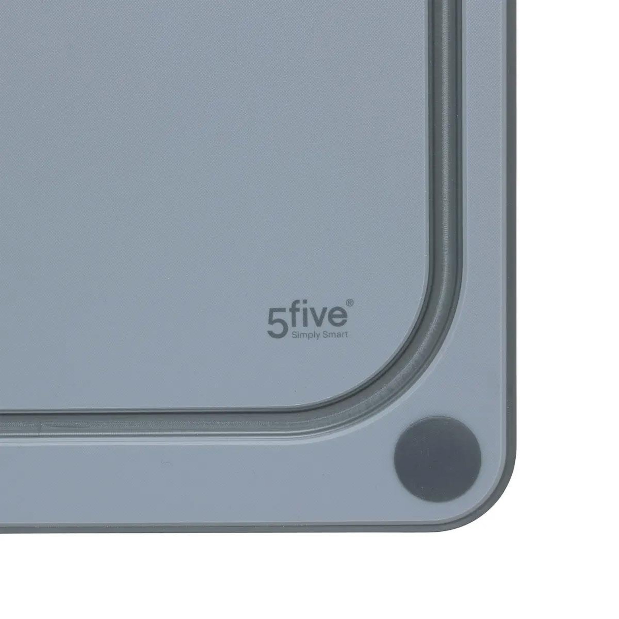 Voir la diapositive 4 : FIVE Planche à découper antidérapante  néo  37cm gris