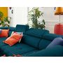 Voir la diapositive 4 : LISA DESIGN Merida - canapé panoramique en u - 7 places - convertible avec coffres et têtières réglables - en velours