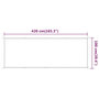 Voir la diapositive 6 : VIDAXL Auvent vertical Anthracite 100x420 cm Tissu oxford