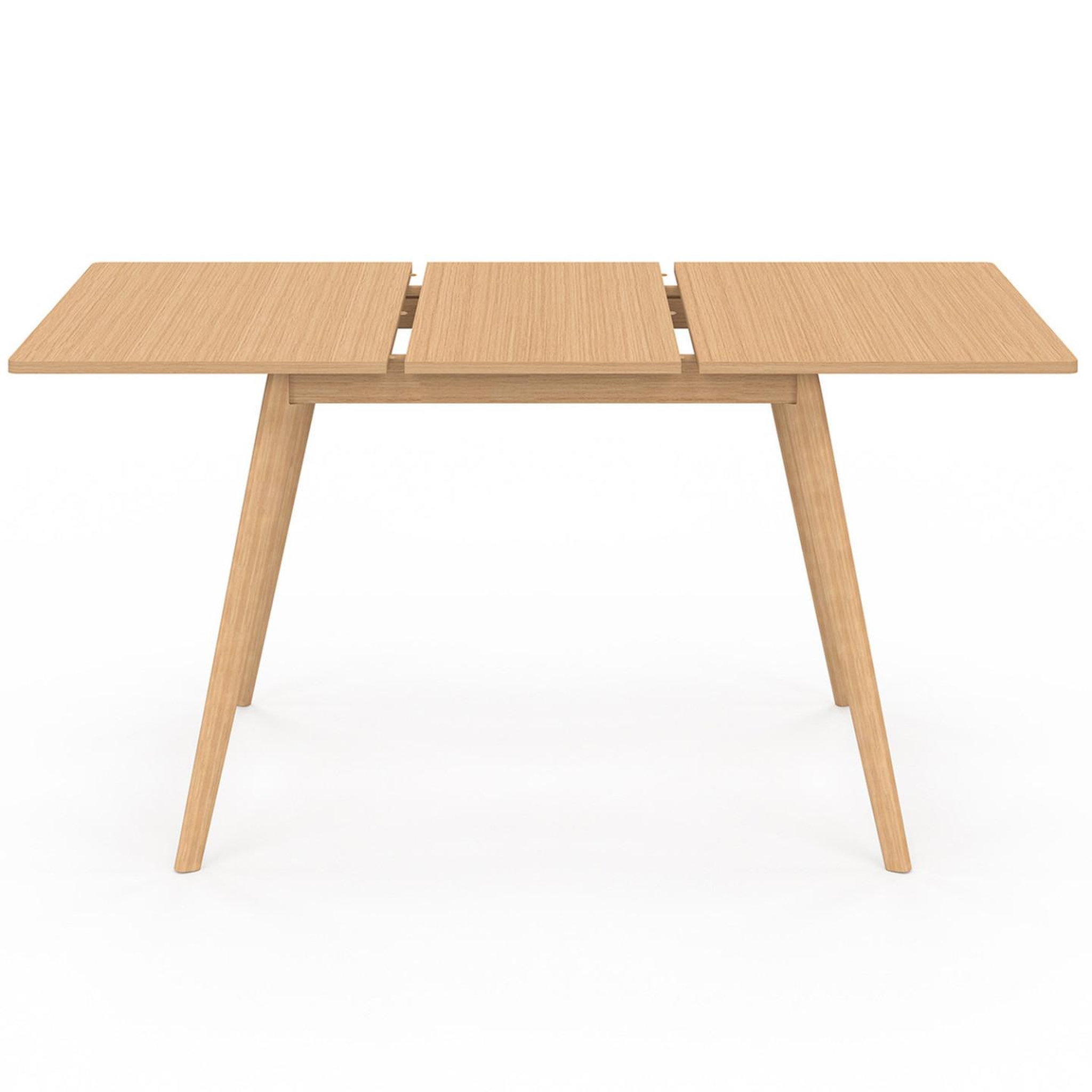 Voir la diapositive 3 : ID MARKET Table à manger extensible rectangle noor 4-8 personnes effet bois 110-150 cm
