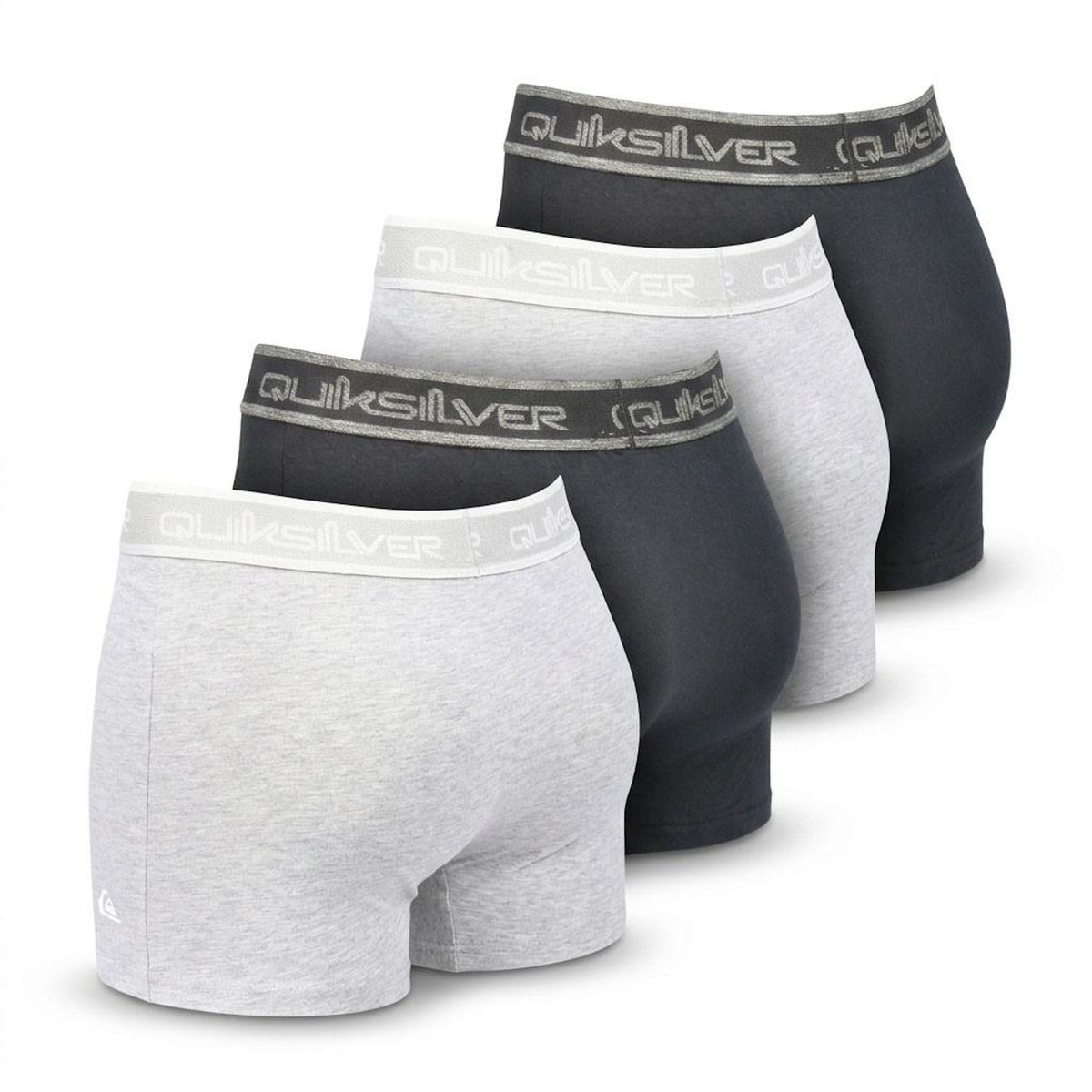 QUIKSILVER Quiksilver – Pack 4 Boxers Homme Confort Coton Stretch