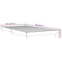 Voir la diapositive 6 : VIDAXL Cadre de lit sans matelas chene sonoma 100x200 cm